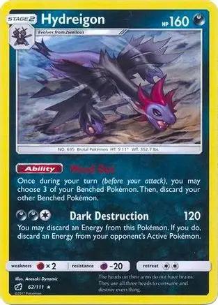 Hydreigon (Cracked Ice Holo) 062/111 - Deck Exclusives Holofoil