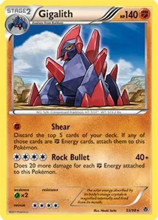 Gigalith (Cracked Ice Holo) 053/98 - Blister Exclusives Holofoil