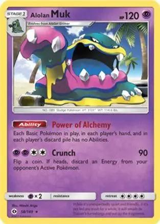 Alolan Muk (Cosmos Holo) 058/149 - Blister Exclusives Holofoil