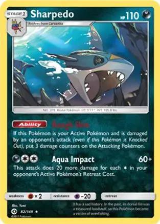 Sharpedo (Cosmos Holo) 082/149 - Blister Exclusives Holofoil