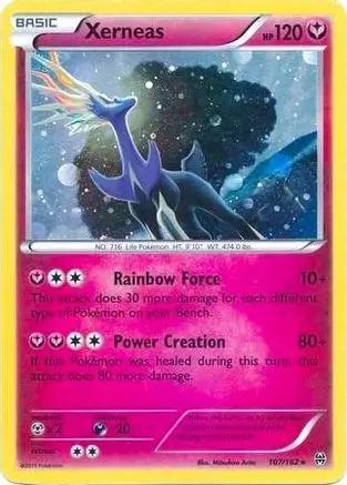 Xerneas (Cosmos Holo) 107/162 - Blister Exclusives Holofoil