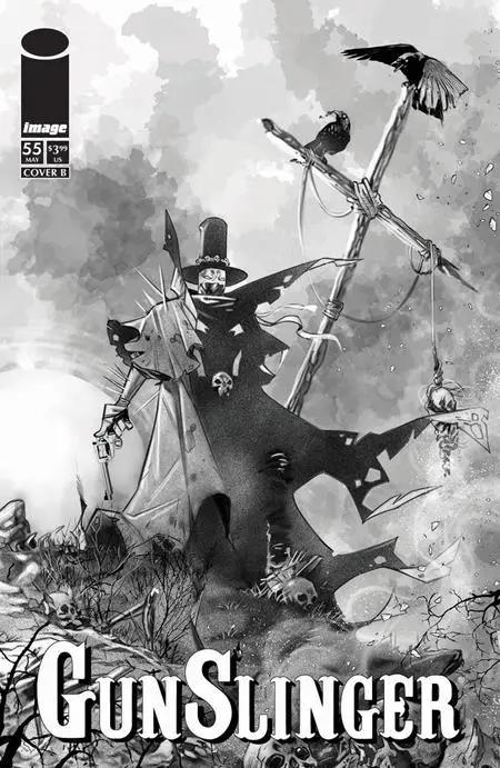Gunslinger Spawn #55 B Ig Guara B&W Variant (06/24/2026) Image