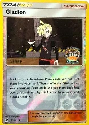 Gladion 095/111 - League & Championship Cards - Reverse Holofoil