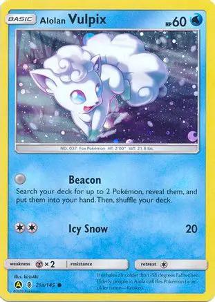 Alolan Vulpix 21a/145 - Alternate Art Promos Holofoil