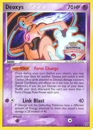 Deoxys (Regional Championships) 016/107 - League & Championship Cards