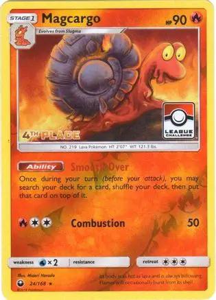 Magcargo 024/168 - League & Championship Cards - Reverse Holofoil