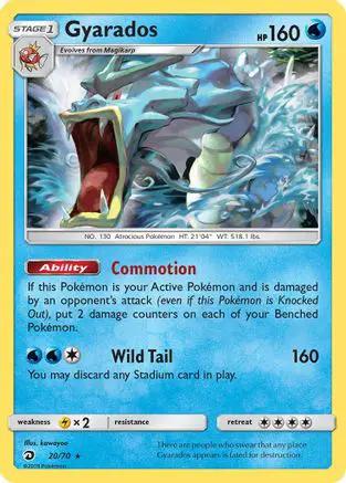 Gyarados 020/70 - Dragon Majesty Reverse Holofoil