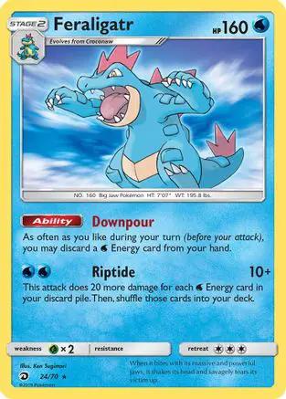 Feraligatr 024/70 - Dragon Majesty Holofoil