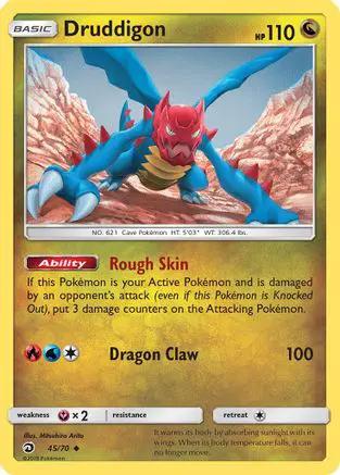Druddigon 045/70 - Dragon Majesty Reverse Holofoil