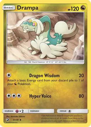 Drampa 051/70 - Dragon Majesty Reverse Holofoil