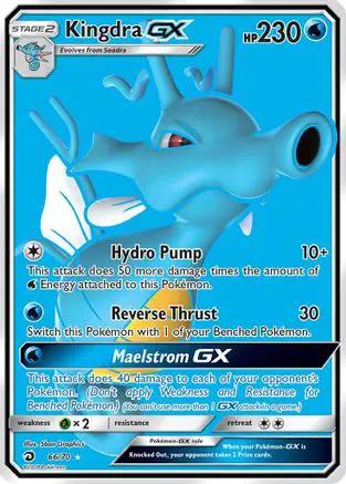 Kingdra GX (Full Art) 066/70 - Dragon Majesty Holofoil