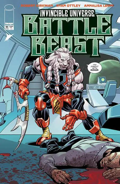 Invincible Universe Battle Beast #10 E 1:50 Mark Englert Variant (06/17/2026) Image