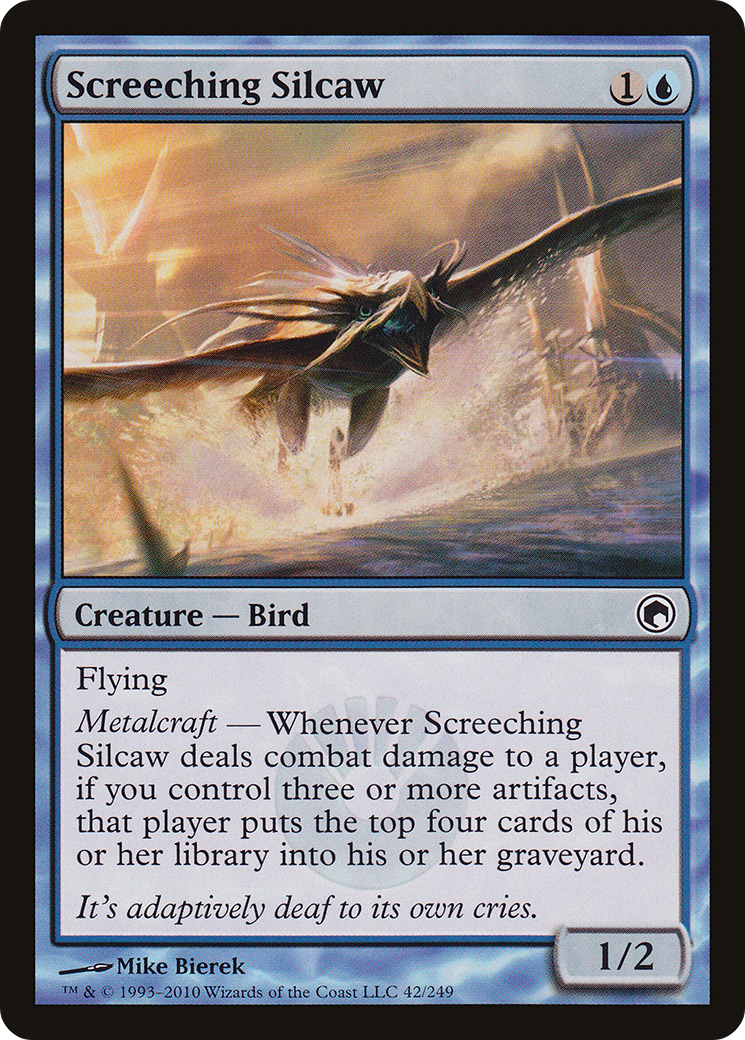Screeching Silcaw (SOM-042) - Scars of Mirrodin