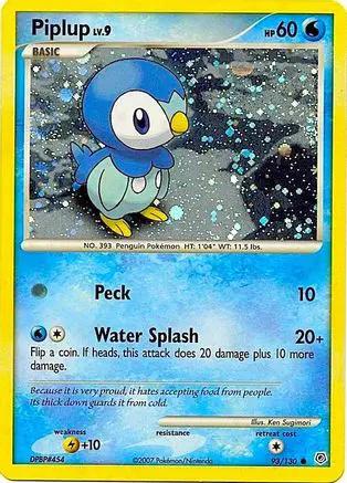 Piplup (Cosmos Holo) 093/130 - Miscellaneous Cards & Products Holofoil
