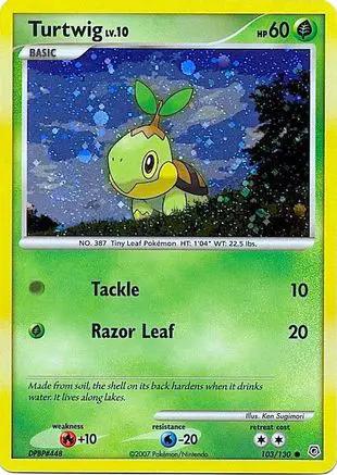 Turtwig (Cosmos Holofoil) 103/130 - League & Championship Cards Holofoil