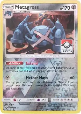 Metagross (Pokemon League) 095/168 - League & Championship Cards Reverse Holofoil