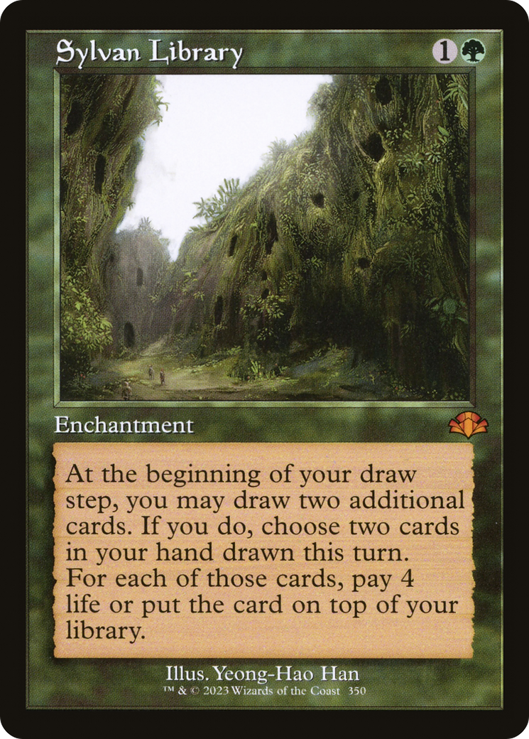 Sylvan Library (DMR-350) - Dominaria Remastered Foil