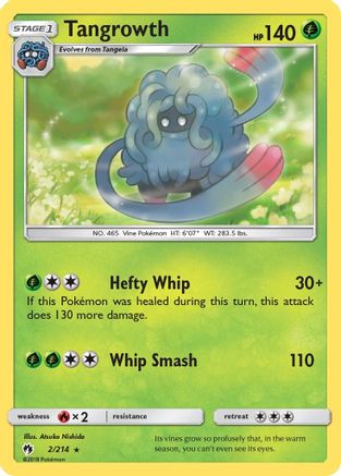 Tangrowth 002/214 - SM  Lost Thunder