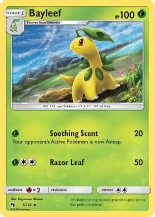 Bayleef 007/214 - SM  Lost Thunder Reverse Holofoil