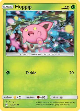 Hoppip 012/214 - SM  Lost Thunder Reverse Holofoil