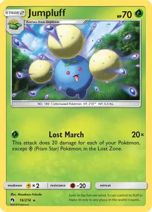 Jumpluff 014/214 - SM  Lost Thunder Holofoil