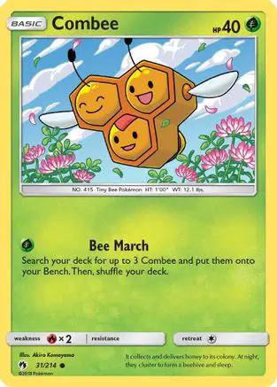 Combee 031/214 - SM  Lost Thunder Reverse Holofoil