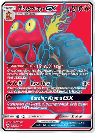 Magcargo GX (Full Art) 198/214 - SM  Lost Thunder Holofoil
