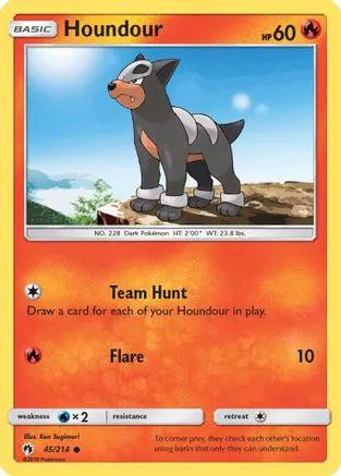 Houndour 045/214 - SM  Lost Thunder