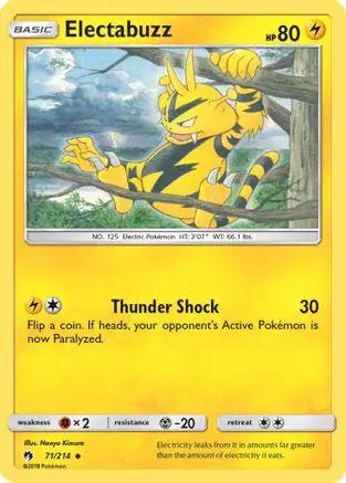 Electabuzz 071/214 - SM  Lost Thunder Reverse Holofoil