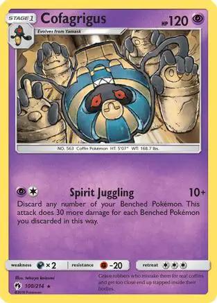 Cofagrigus 100/214 - SM  Lost Thunder