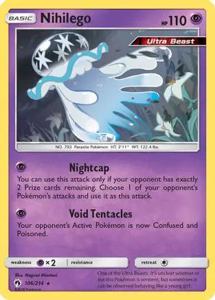 Nihilego 106/214 - SM  Lost Thunder Holofoil
