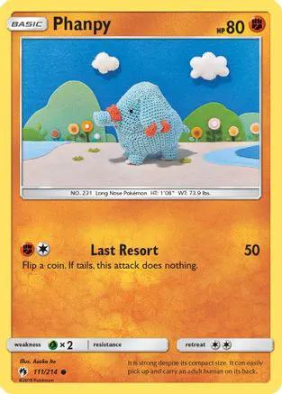 Phanpy 111/214 - SM  Lost Thunder Reverse Holofoil