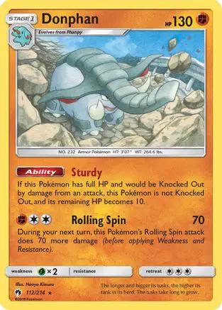 Donphan 112/214 - SM  Lost Thunder