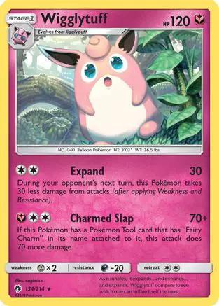 Wigglytuff 134/214 - SM  Lost Thunder Reverse Holofoil