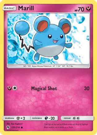Marill 135/214 - SM  Lost Thunder Reverse Holofoil