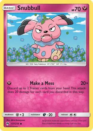 Snubbull 137/214 - SM  Lost Thunder Reverse Holofoil