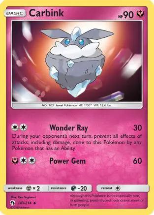 Carbink 143/214 - SM  Lost Thunder Reverse Holofoil