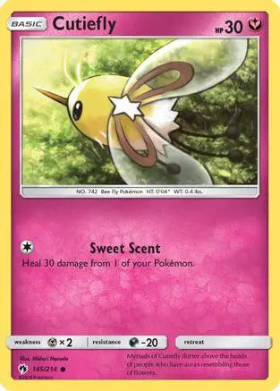 Cutiefly 145/214 - SM  Lost Thunder Reverse Holofoil