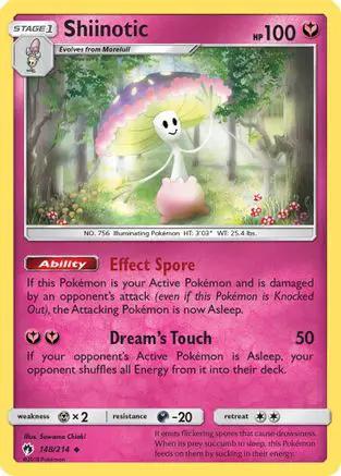 Shiinotic 148/214 - SM  Lost Thunder Reverse Holofoil