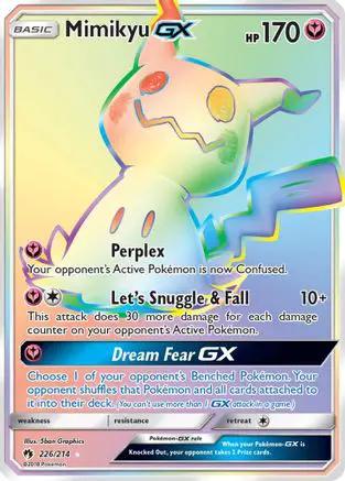 Mimikyu GX (Secret) 226/214 - SM  Lost Thunder Holofoil