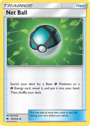 Net Ball 187/214 - SM  Lost Thunder Reverse Holofoil