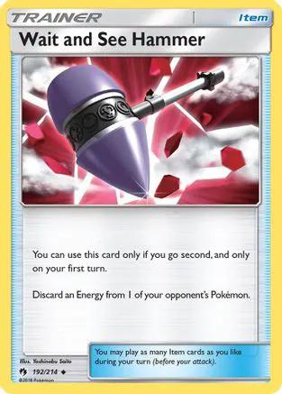 Wait and See Hammer 192/214 - SM  Lost Thunder Reverse Holofoil