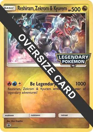 Reshiram, Zekrom & Kyurem  - Jumbo Cards Holofoil