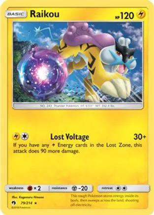 Raikou (SM Lost Thunder) 079/214 - Deck Exclusives Holofoil
