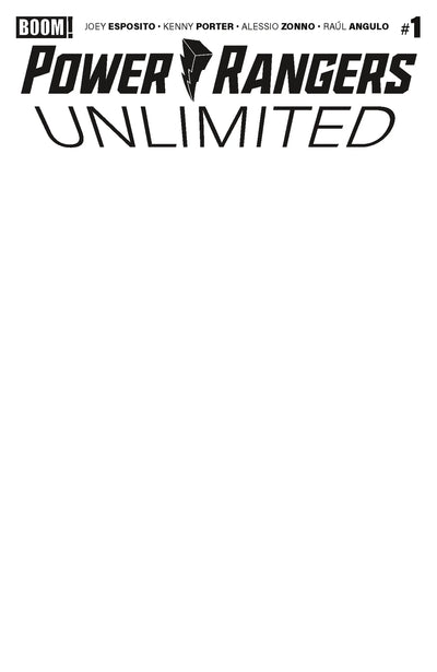 Power Rangers Unlimited #1 D Blank Sketch Variant (07/01/2026) Boom