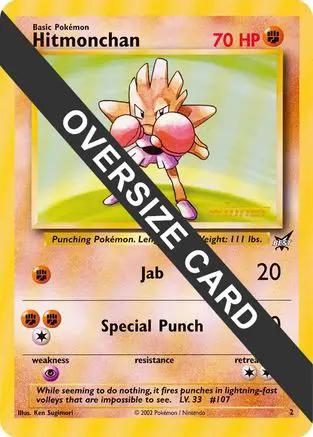Hitmonchan (Best of Game  Promo) 002 - Jumbo Cards