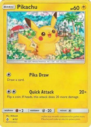 Pikachu 004/12 - McDonalds Promos 2018 Holofoil