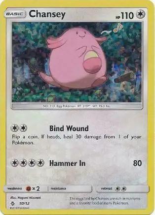 Chansey 010/12 - McDonalds Promos 2018 Holofoil