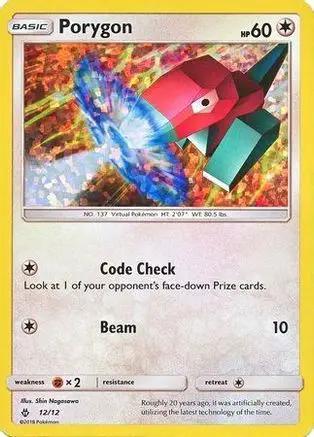 Porygon 012/12 - McDonalds Promos 2018 Holofoil