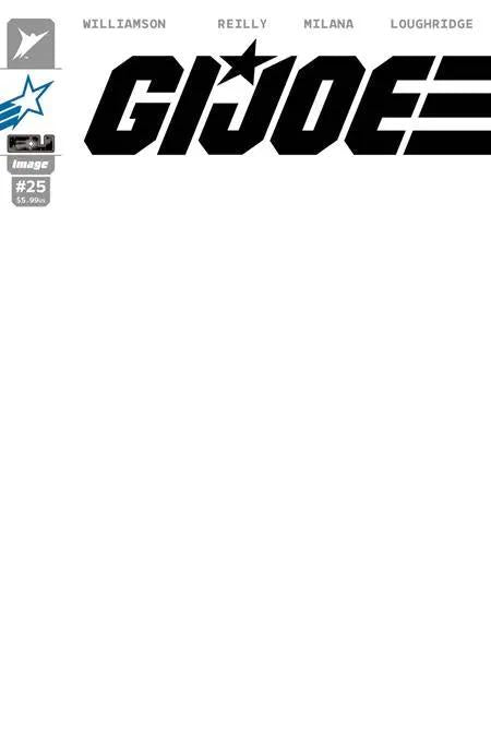Gi Joe #25 G Blank Sketch Joe Variant (08/19/2026) Image